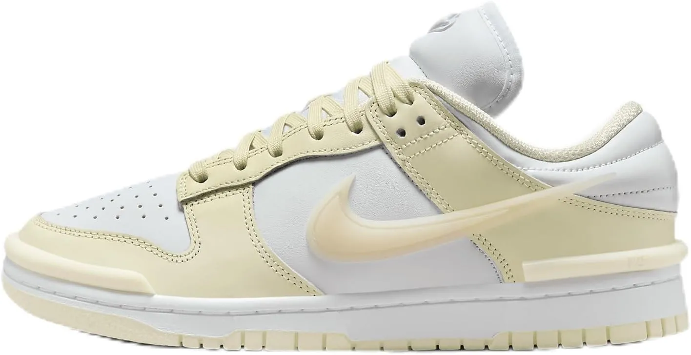 Nike Dunk Low Twist Women's Shoes (DZ2794-104, Coconut Milk/White/Guava Ice) Size 9.5