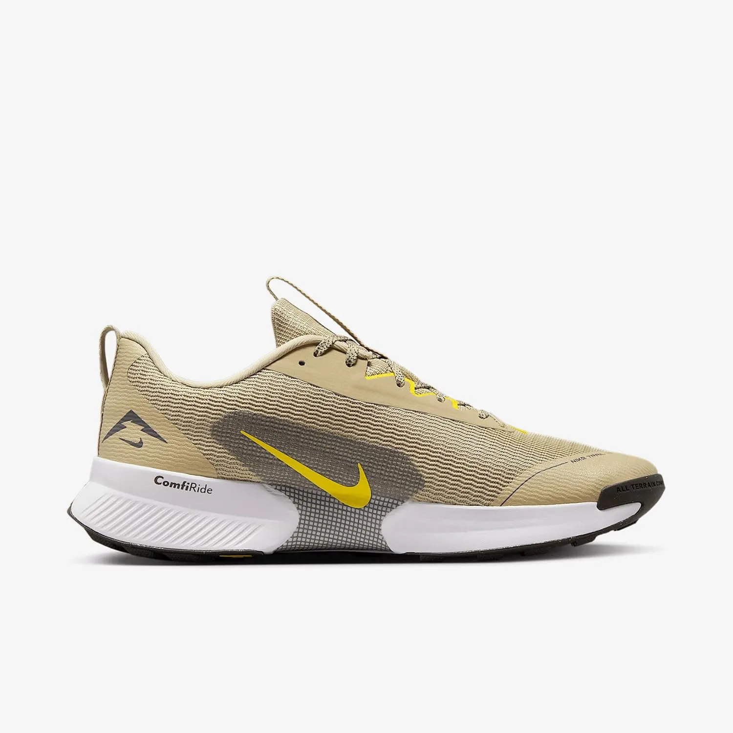 Nike Juniper Trail 3 Men's Running Shoes (FQ0904-201, Desert Khaki/Medium Ash/White/Lightning)