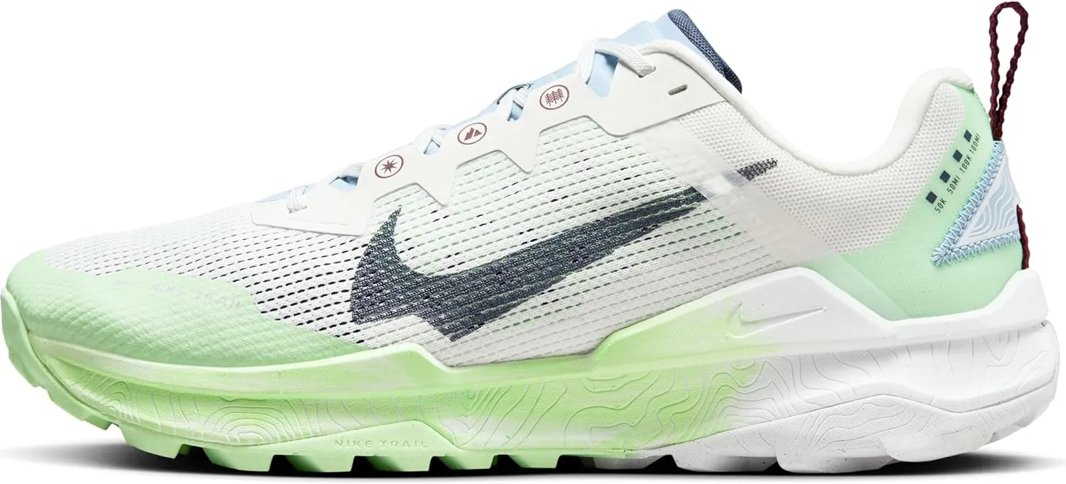 Nike Men's Running Shoes, Summit White Thunder Blue Vapor Green, 11.5