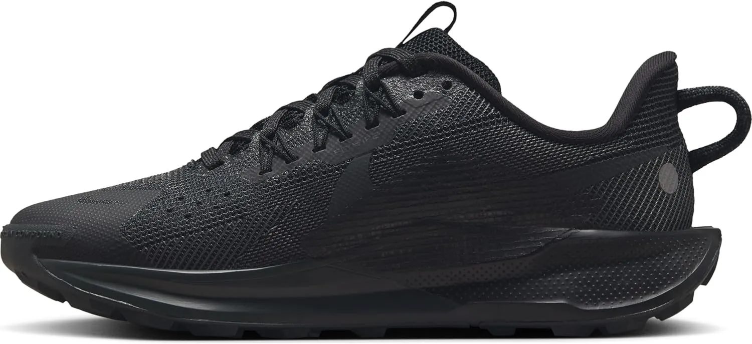 Nike Pegasus Trail 5 "Big Kids' Trail Running Shoes (FV5638-001, Black/Wolf Grey/Anthracite)