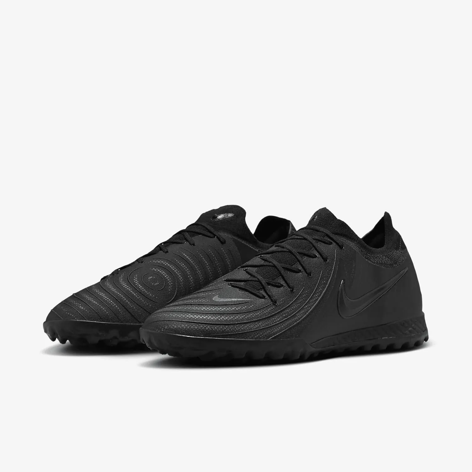 Nike Phantom GX 2 Pro TF Low-Top Soccer Shoes (FJ2583-002, Black/Deep Jungle/Black)
