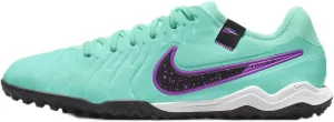 Nike Tiempo Legend 10 Pro Turf Low-Top Soccer Shoes (DV4336-300, Hyper Turquoise/Fuchsia Dream/Black)