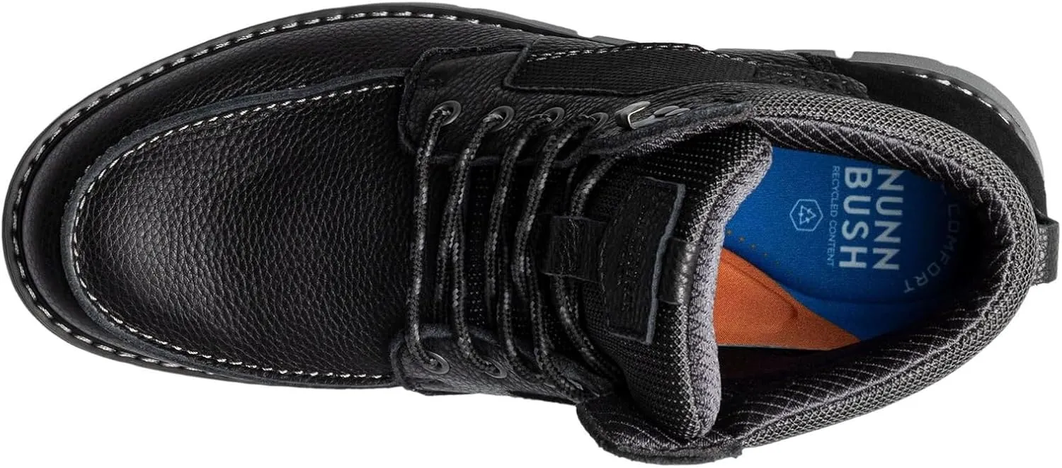 Nunn Bush Men's Karnak Moccasin Toe Boot Lightweight Comfortable Chukka