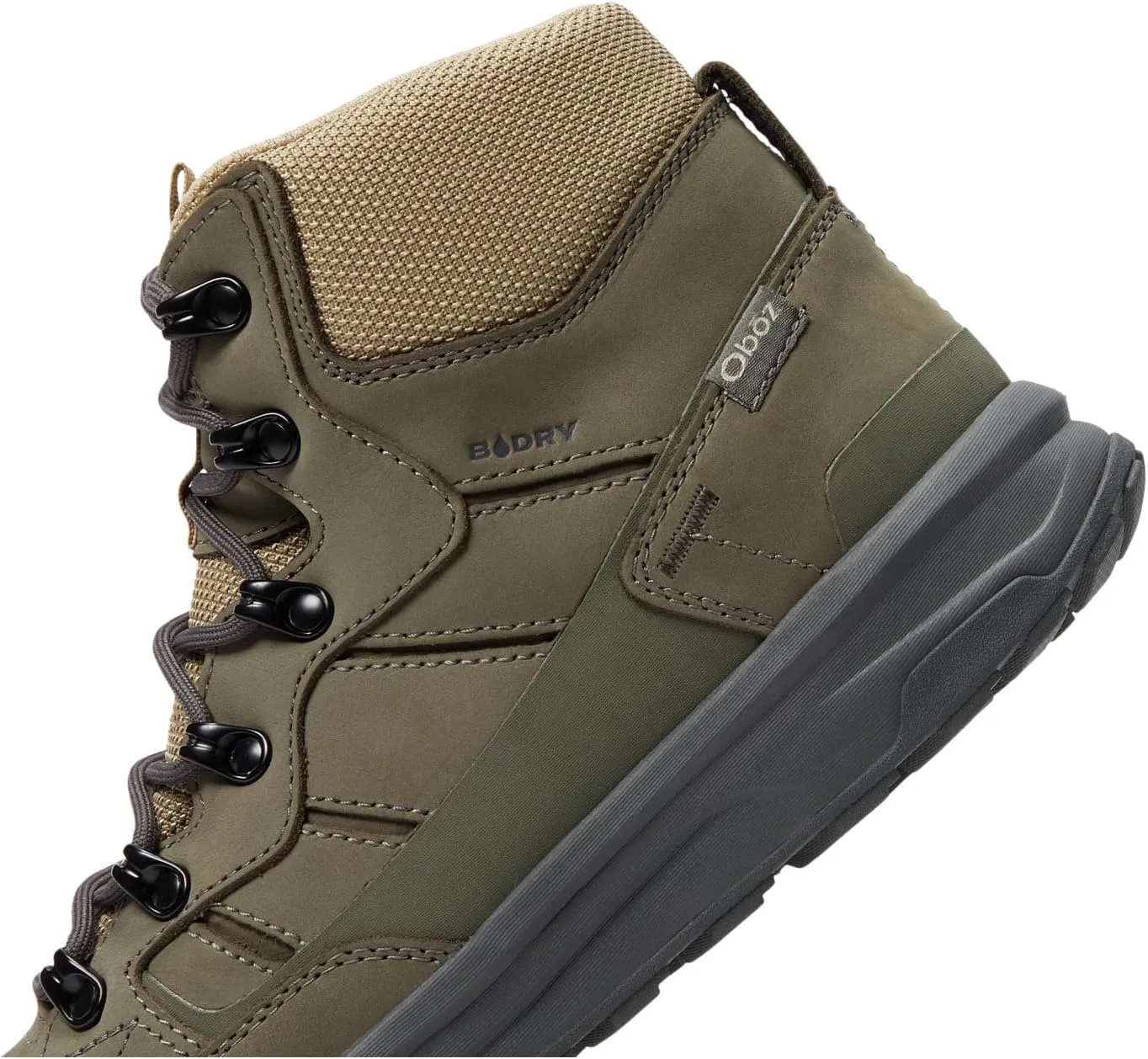 Oboz Men's Burke Mid Leather B-Dry Waterproof Hiking Boot