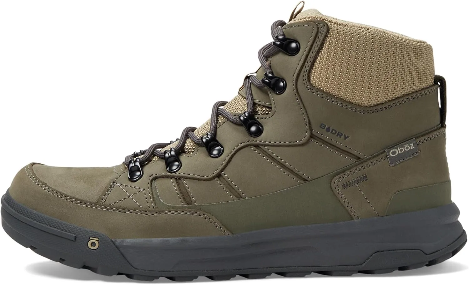 Oboz Men's Burke Mid Leather B-Dry Waterproof Hiking Boot