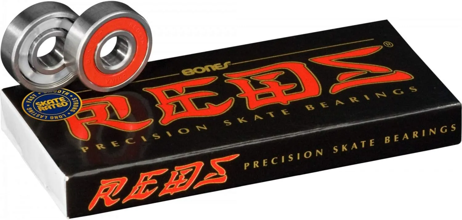 Old School Skateboard Pack with Independent 169 Trucks, Powell G-Bones Wheels, Bones Reds Bearings, Mounting Hardware, and Risers