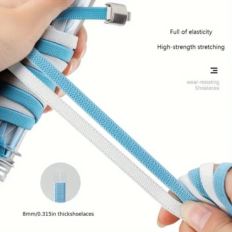 Pair of No-Tie Shoe Laces