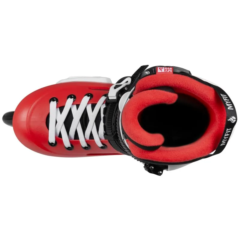 Powerslide Zoom 100 Red/White Tri Rollerblades