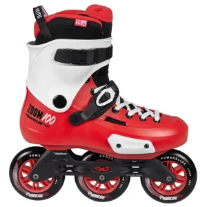 Powerslide Zoom 100 Red/White Tri Rollerblades