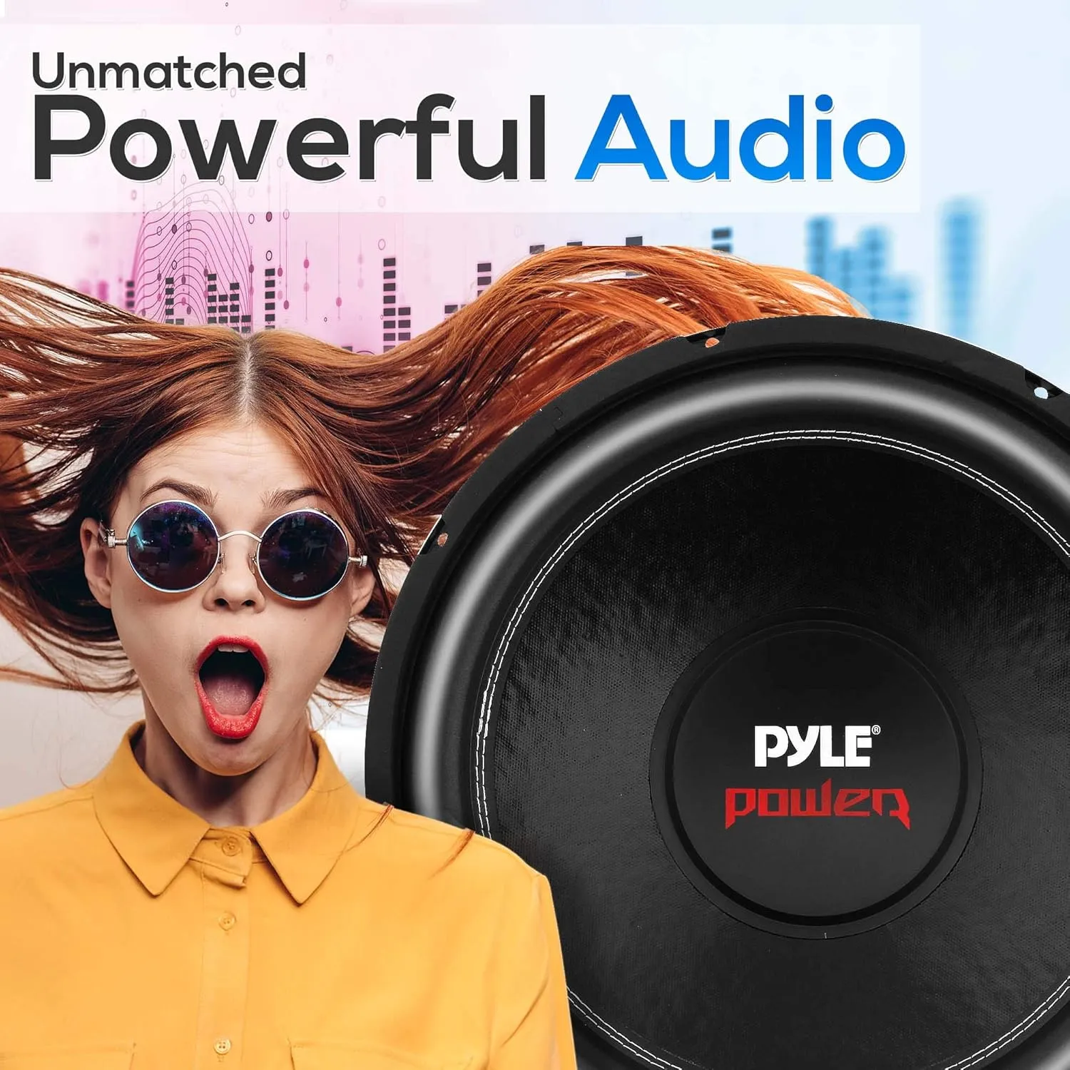 Pyle 10" Car Audio Speaker Subwoofer - 1000 Watt High Power Bass Surround Sound Stereo Subwoofer Speaker System - Non Press Paper Cone, 90 dB, 4 Ohm, 50 oz Magnet, 2 Inch 4 Layer Voice Coil - PLPW10D