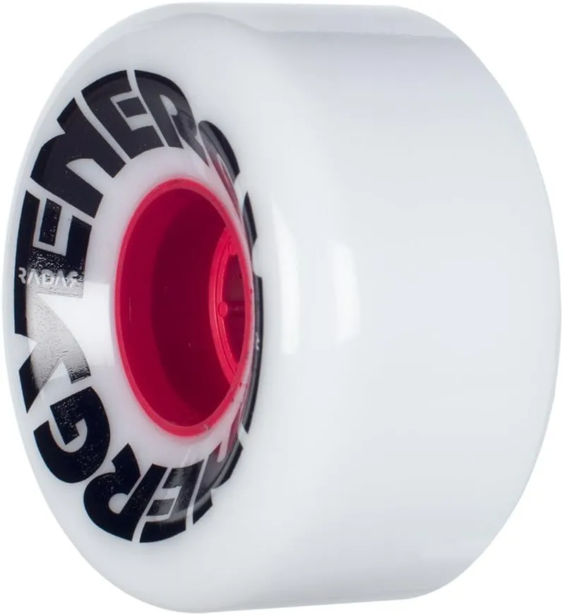 Radar Wheels - Energy 62 - Roller Skate Wheels - 4 Pack of 78A 32mm x 62mm Quad Skate Wheels