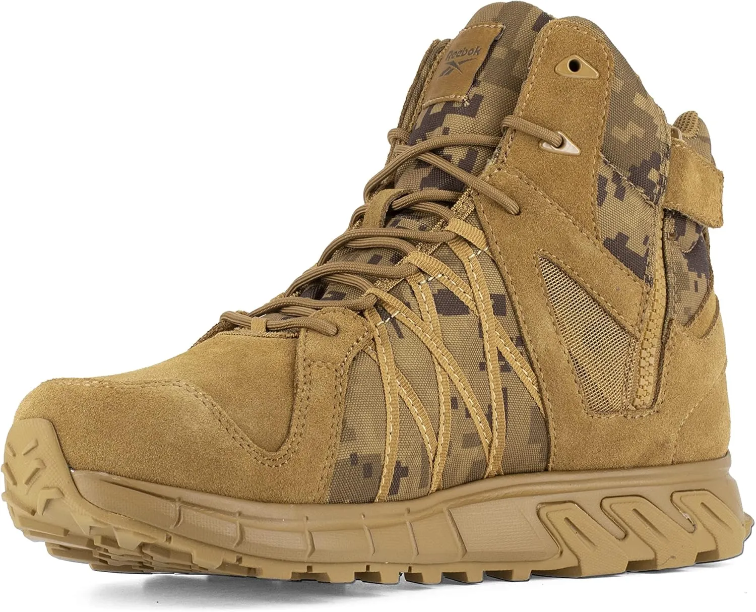 Reebok Men's Rb3420 Trailgrip Tactical Construction Shoe Coyote Work & Safety