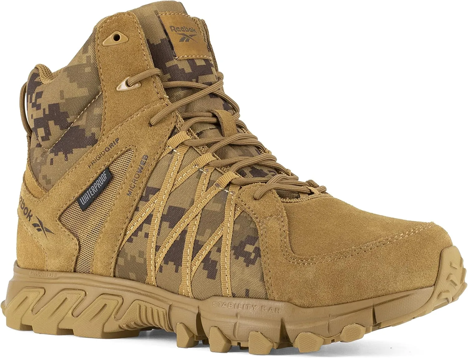 Reebok Men's Rb3420 Trailgrip Tactical Construction Shoe Coyote Work & Safety