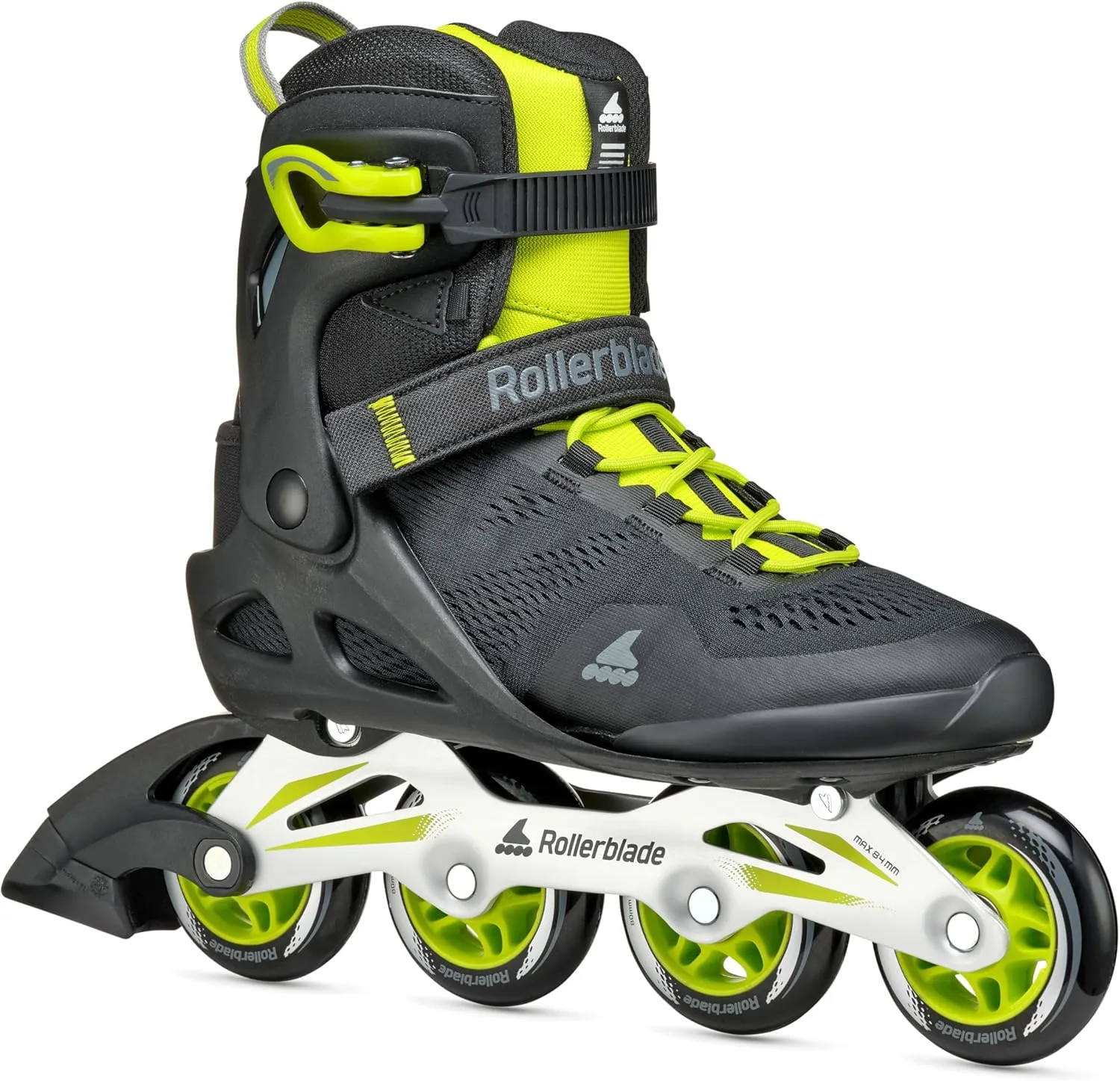 Rollerblade Macroblade 80 Men's Adult Fitness Inline Skate, Performance Inline Skates