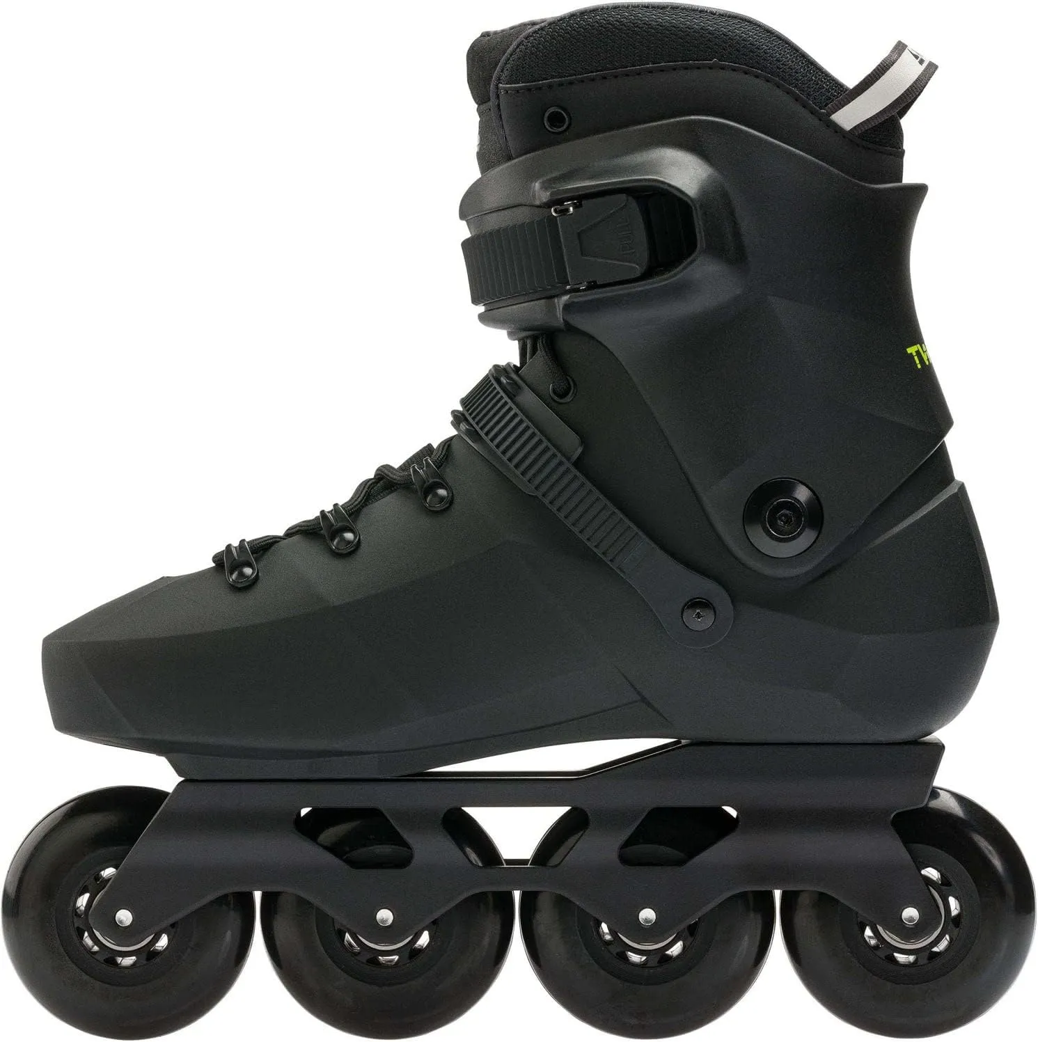 Rollerblade Twister XT Men's Adult Fitness Inline Skate, Black/Lime, Urban Performance Inline Skates