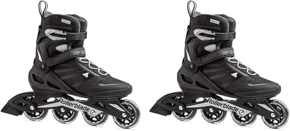 Rollerblade Zetrablade Men's Adult Fitness Inline Skate, Black and Silver, Performance Inline Skates, 9 & Zetrablade Men's Adult Fitness Inline Skate, Black and Silver, Performance Inline Skates