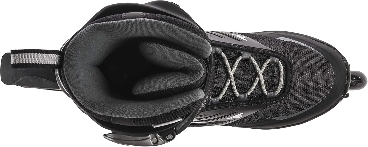 Rollerblade Zetrablade Men's Adult Fitness Inline Skate, Black and Silver