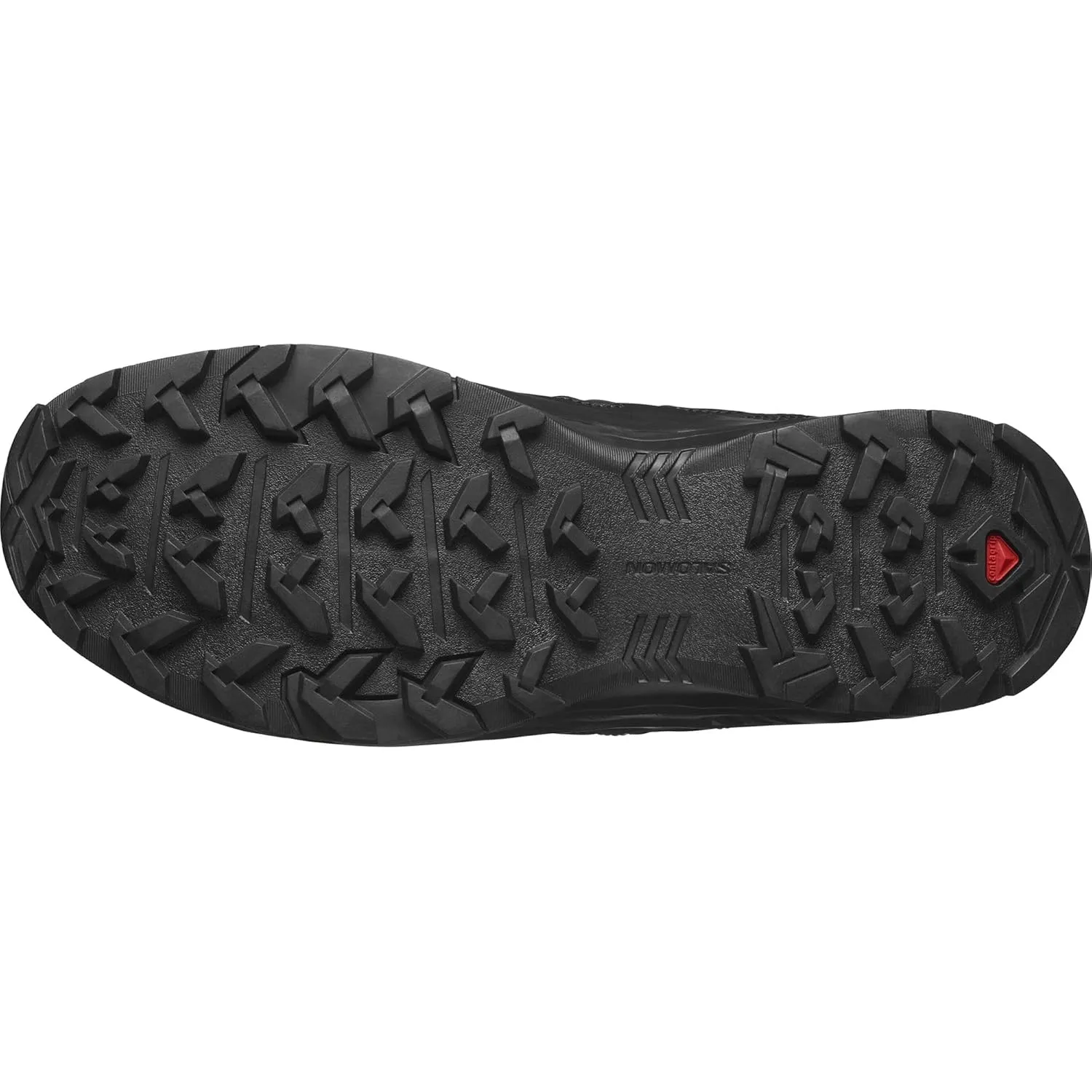 Salomon Men's X BRAZE Hiking Shoes for Men, Pewter / Black / Feather Gray,7.5