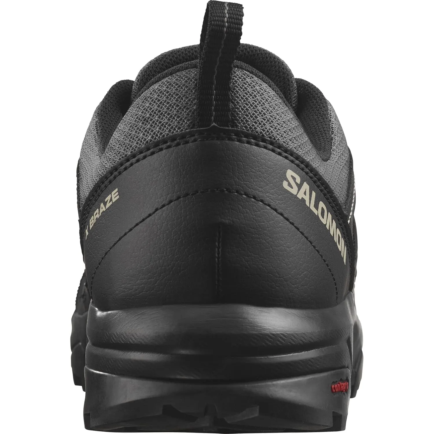 Salomon Men's X BRAZE Hiking Shoes for Men, Pewter / Black / Feather Gray,7.5
