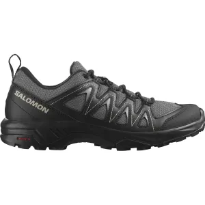 Salomon Men's X BRAZE Hiking Shoes for Men, Pewter / Black / Feather Gray,7.5