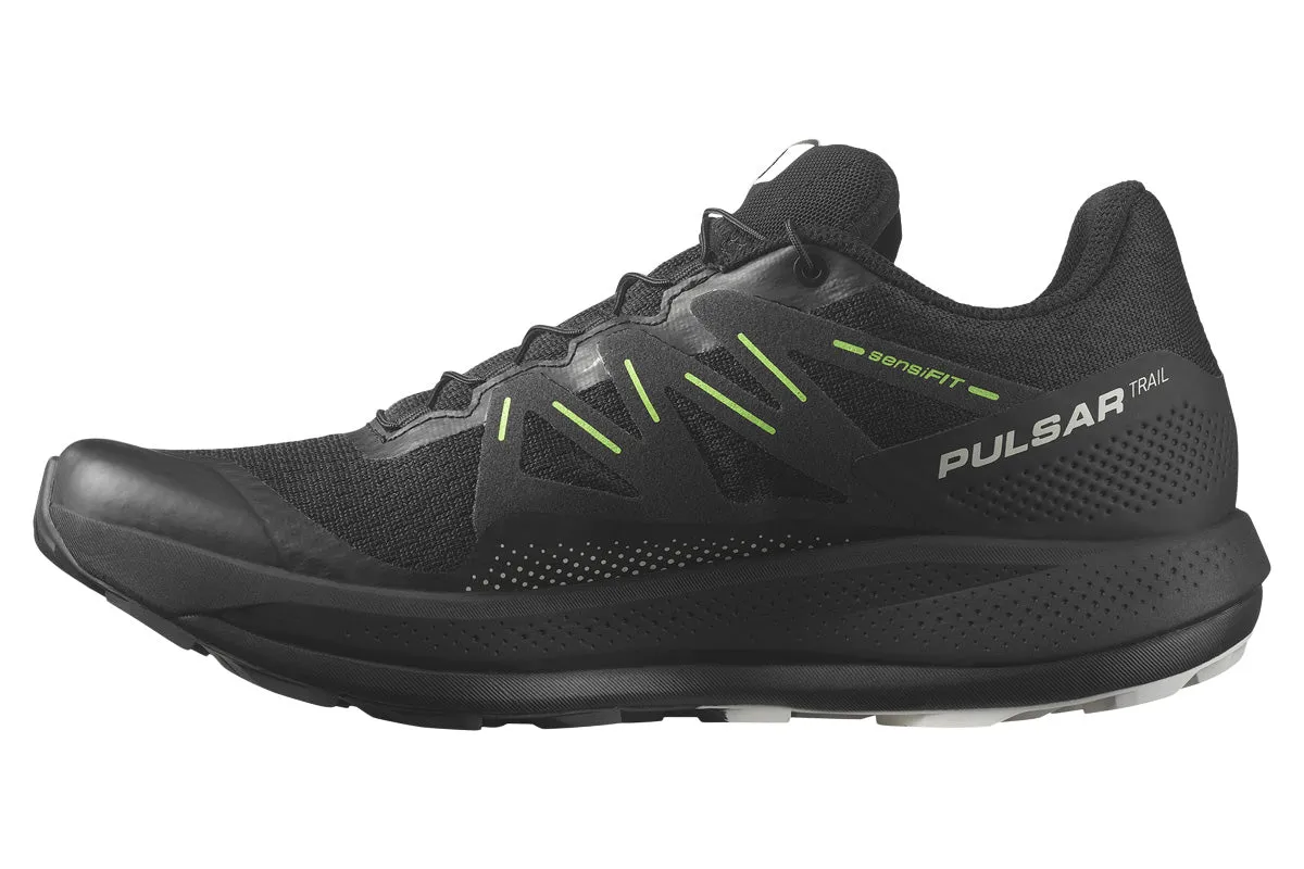 Salomon Pulsar Trail D Black/Black/Green Grecko Mens