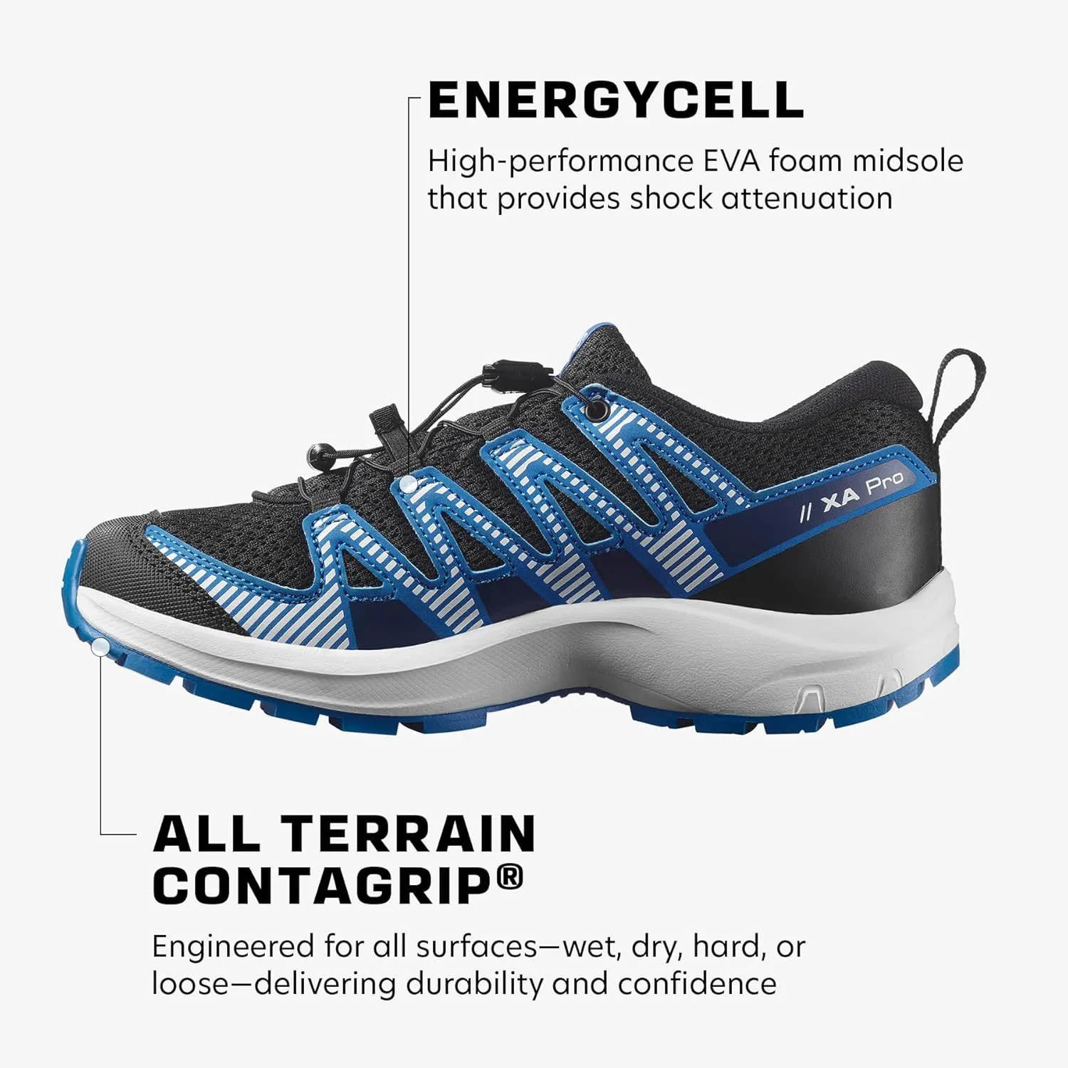 Salomon Unisex Junior’s XA Pro V8 Hiking Shoes for Kids