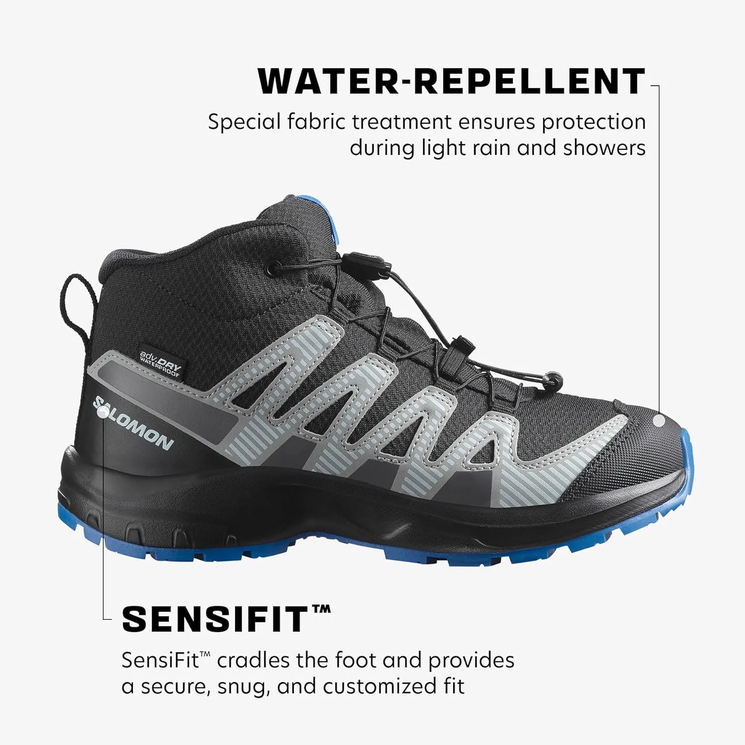 Salomon Unisex Junior’s XA Pro V8 Mid Waterproof Trail Running Shoes