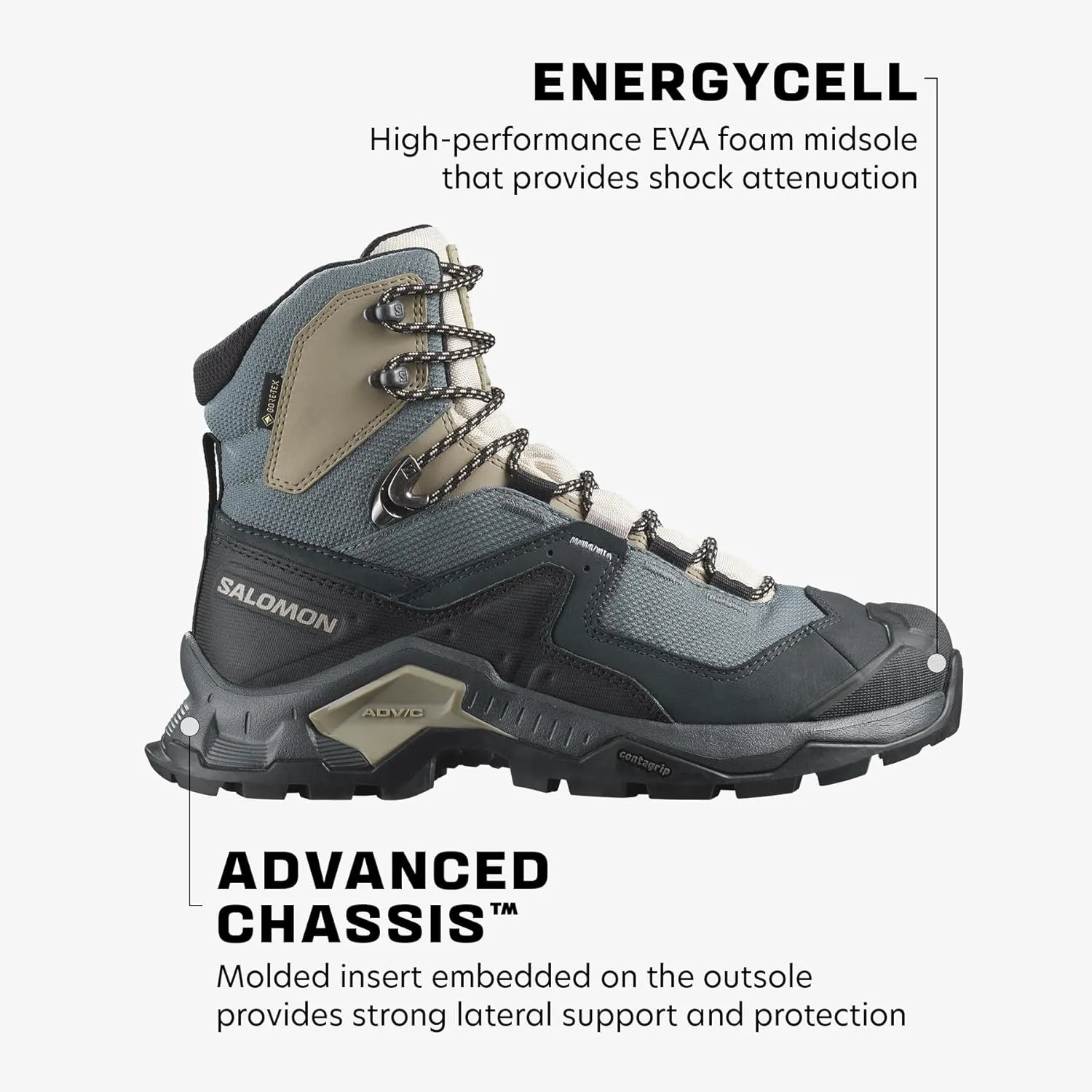 Salomon Women's QUEST ELEMENT GORE-TEX Leather Hiking Boot