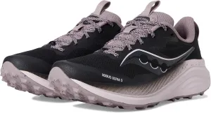 Saucony Women's Xodus Ultra 3 Sneaker, Black/Quail, 7.5