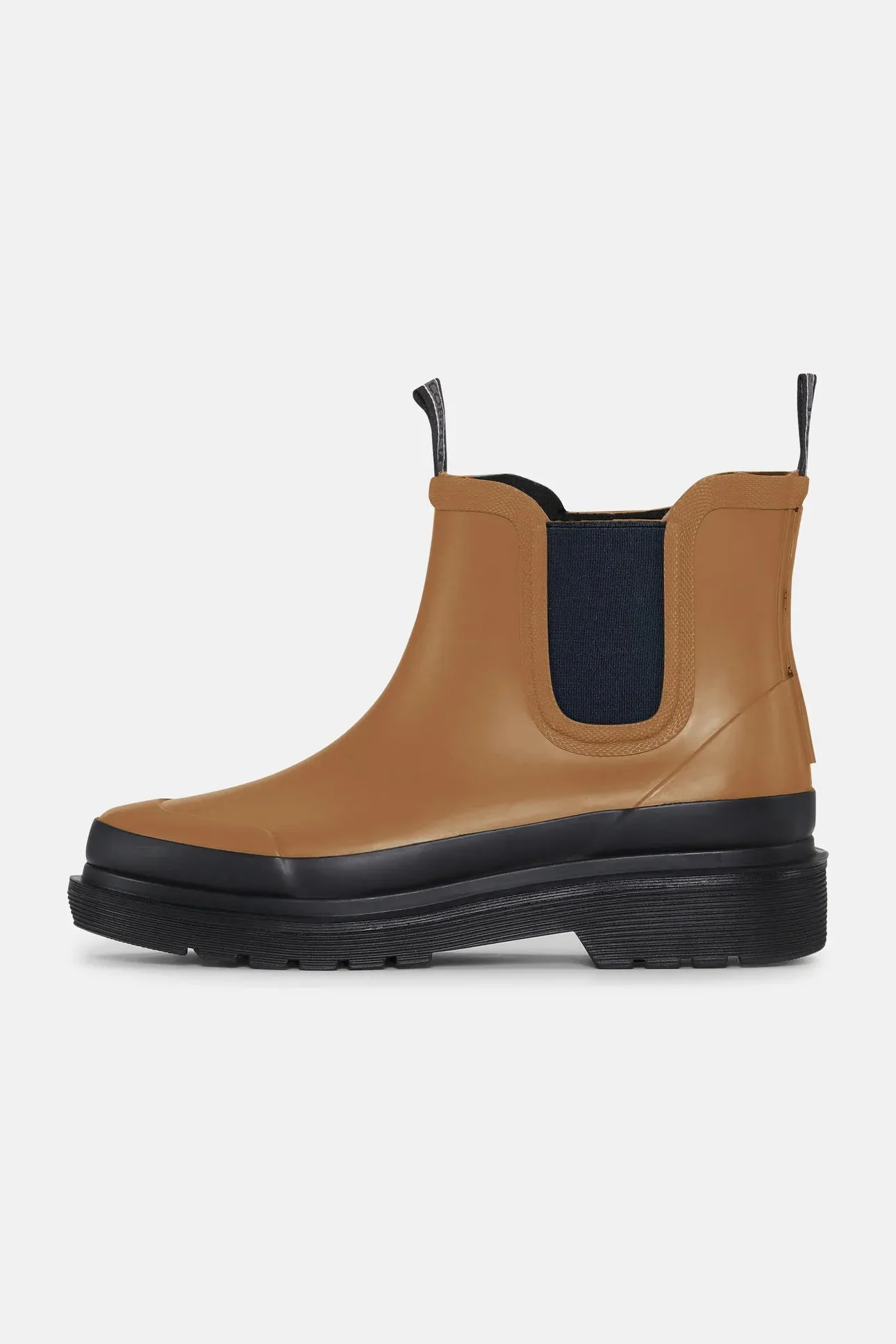 Short Rubber Boot - Golden Brown