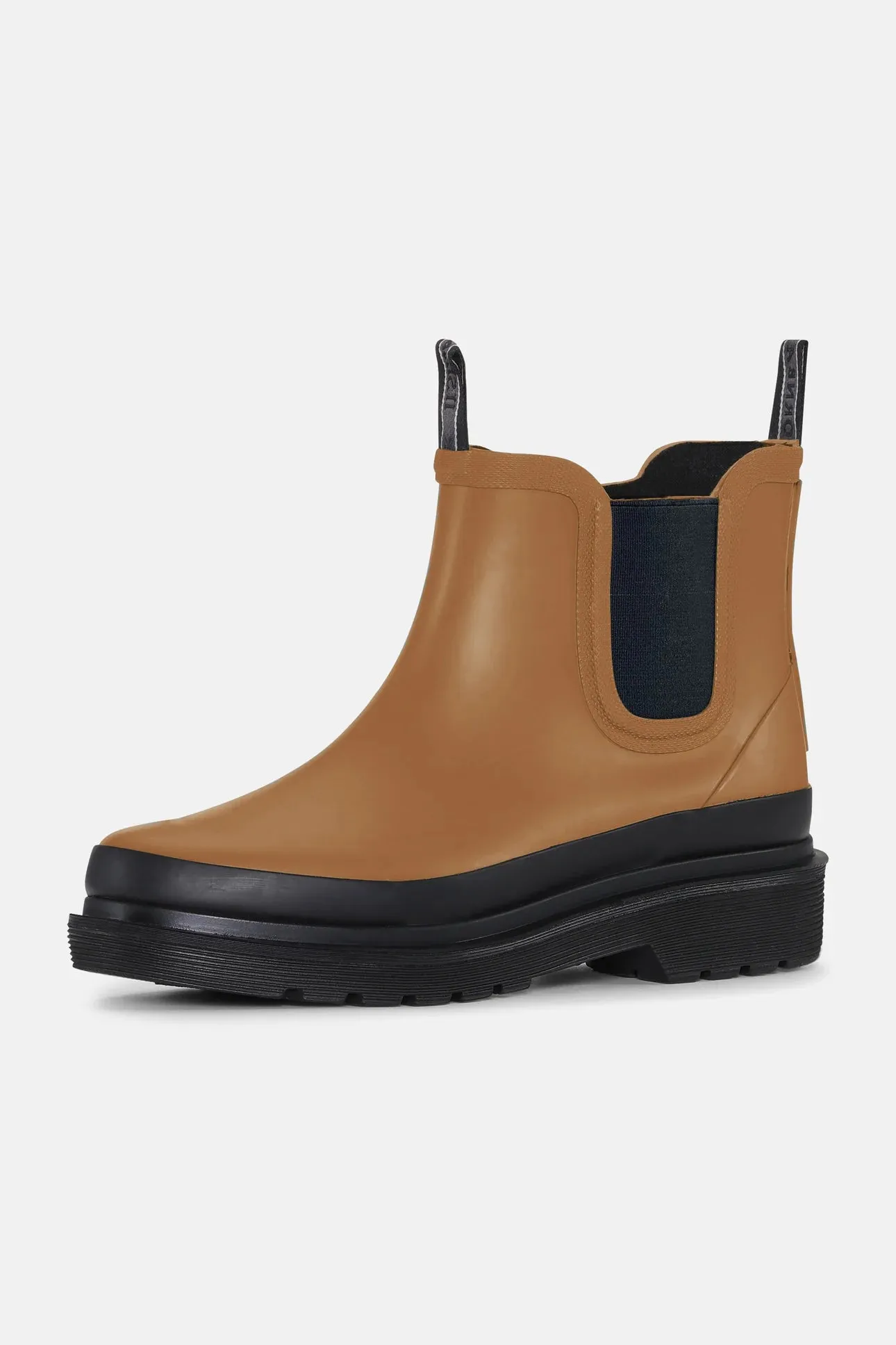 Short Rubber Boot - Golden Brown