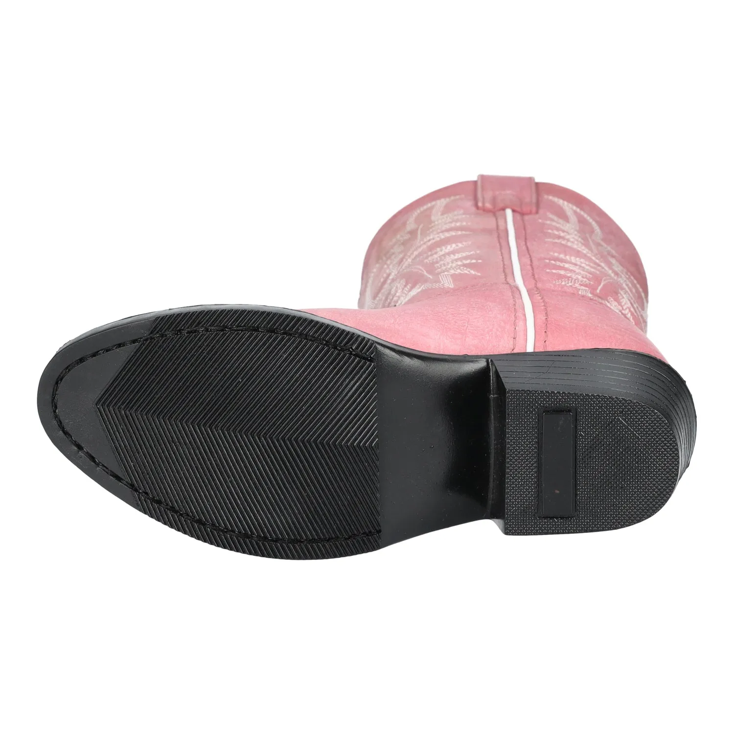 Smoky Mountain Boots Kids Girls Denver Pink Leather Cowboy Boots