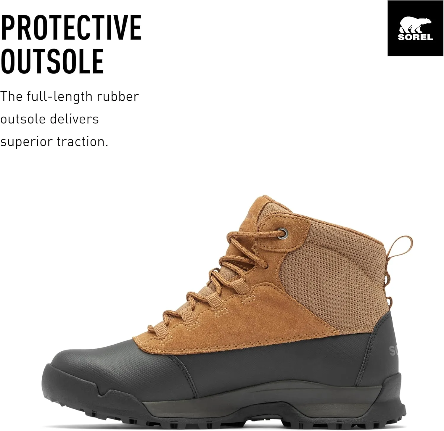 SOREL Men's Buxton Lite Lace Plus Waterproof Boot