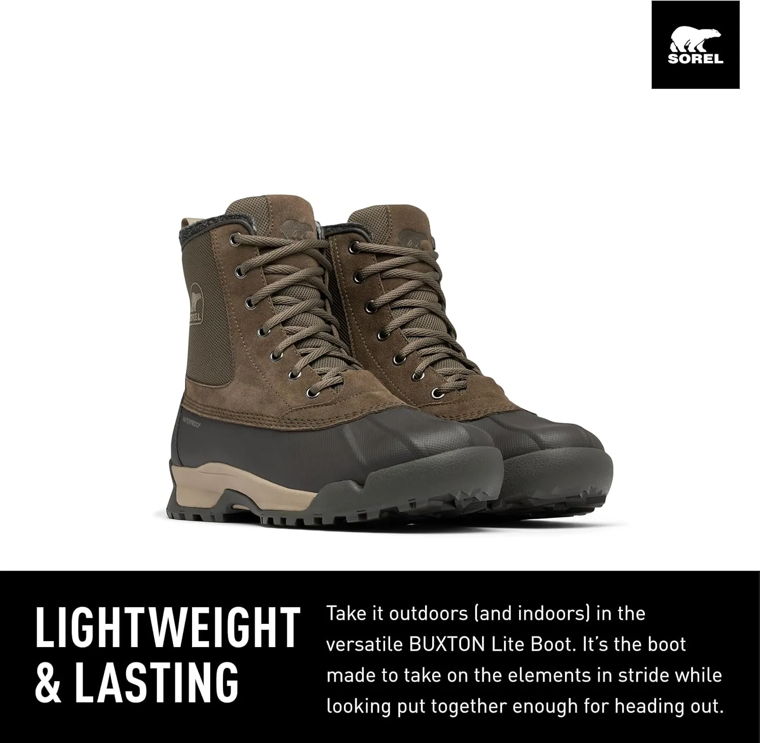 SOREL Men's Buxton Lite Waterproof Boot
