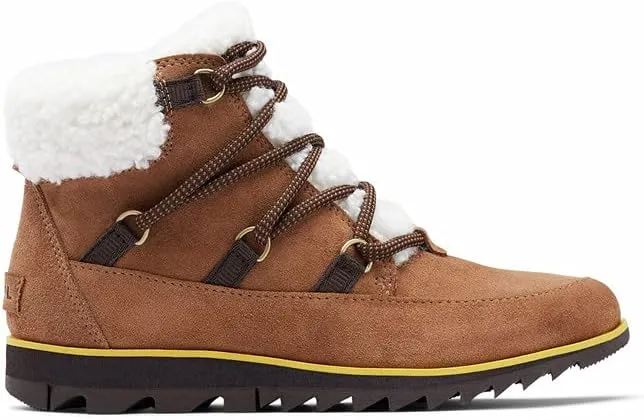 Sorel Women's Harlow Lace Cozy Boot — Waterproof Leather Ankle Booties