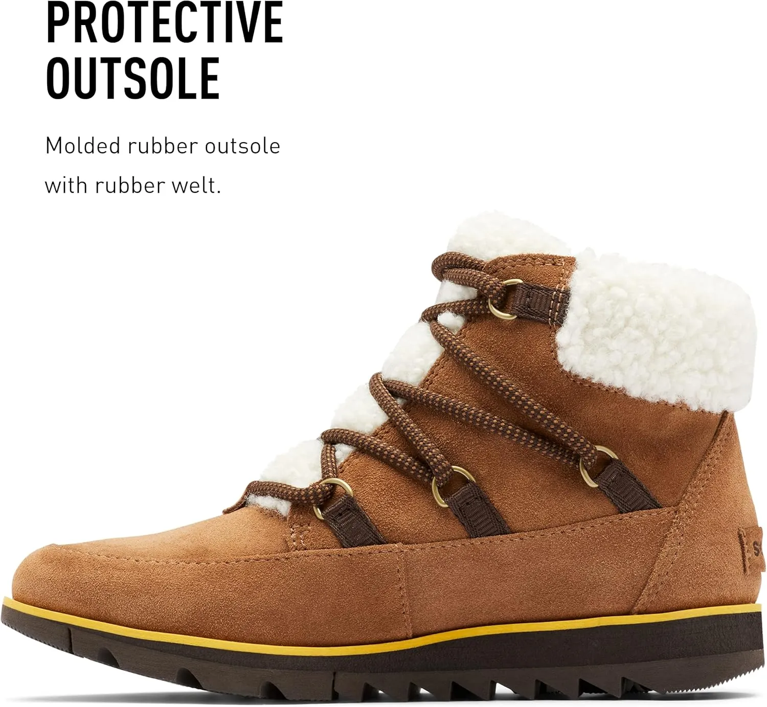 Sorel Women's Harlow Lace Cozy Boot — Waterproof Leather Ankle Booties