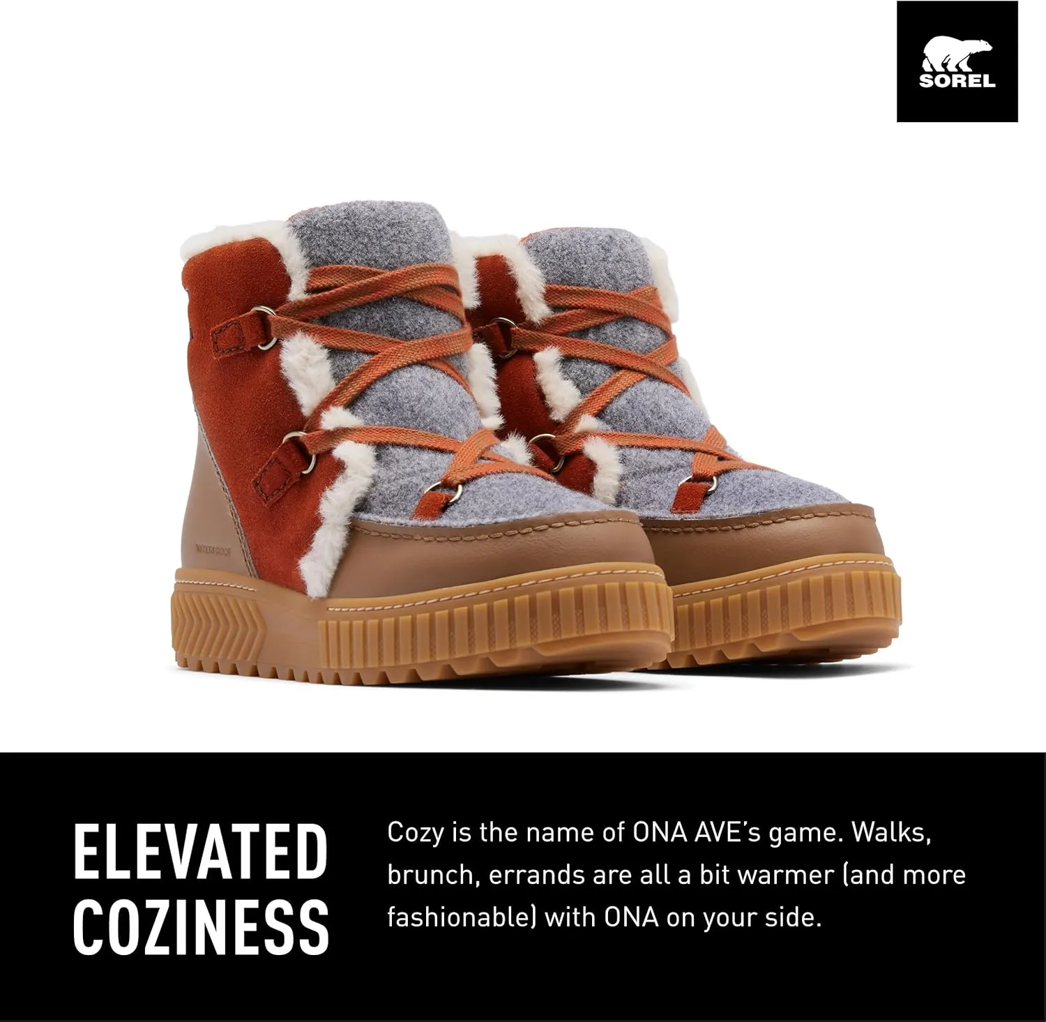 SOREL Women's ONA AVE Alpine Waterproof Boot