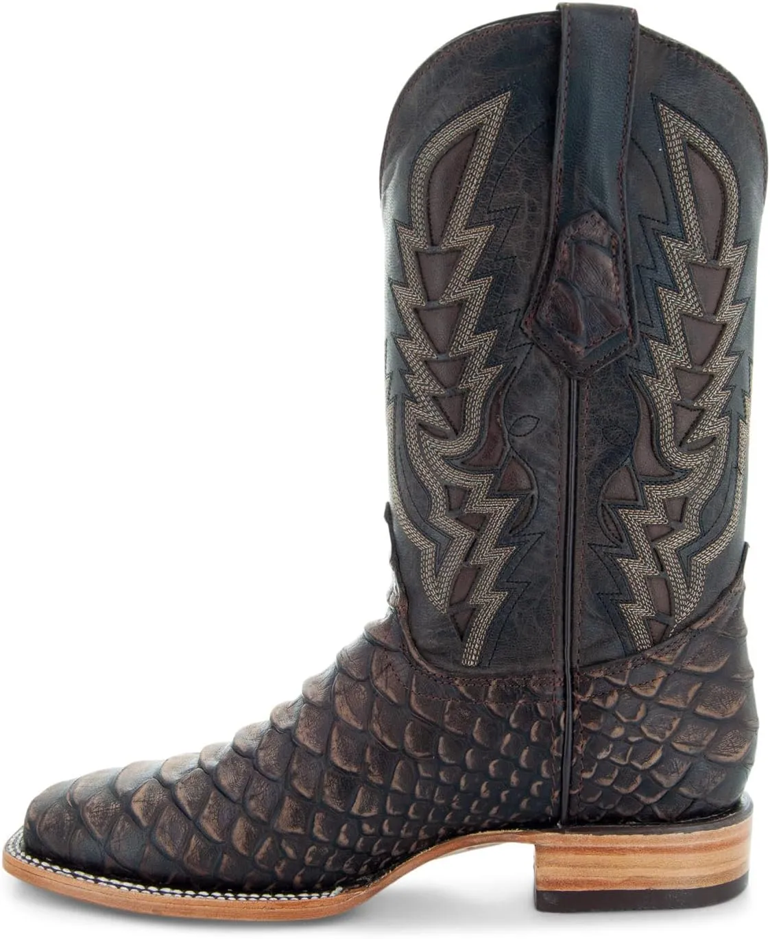 Soto Boots Mens Python Print Boots H50032