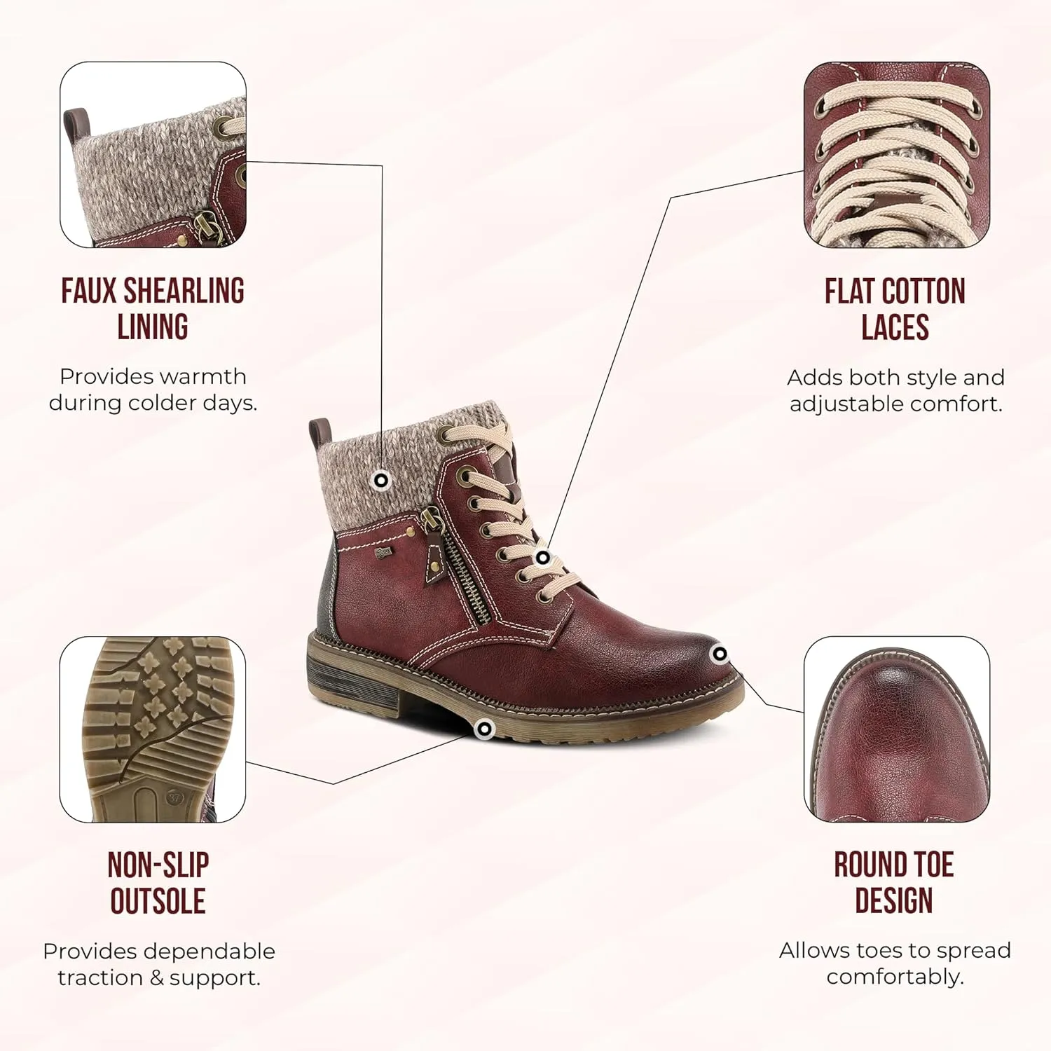 Spring Step Women's Khazera Combat Boot