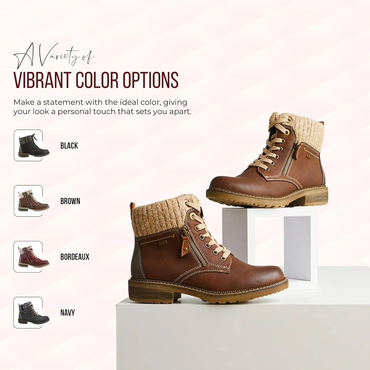 Spring Step Women's Khazera Combat Boot