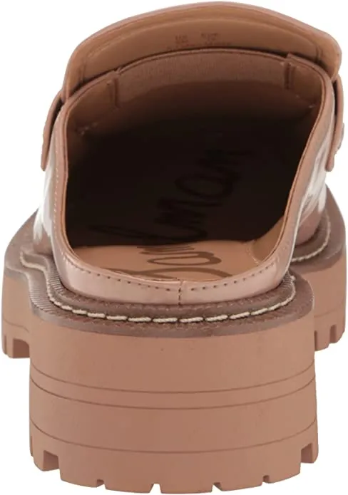 Stable Lug Round Maple Toe Complete assortment Sole Slip Chunky Loafers On Edelman Shoes Lennon Sam