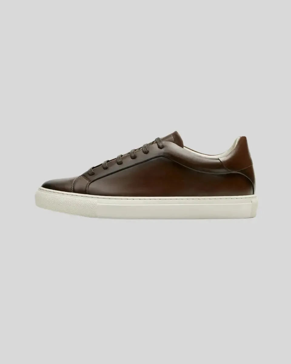 Supportive team Donkerbruin Oxford Sneakers - Leren Comprehensive range
