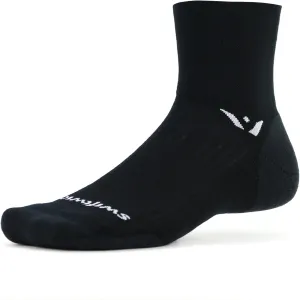 Swiftwick- PURSUIT FOUR Trail Running & Cycling Socks, Merino Wool, Durable Crew