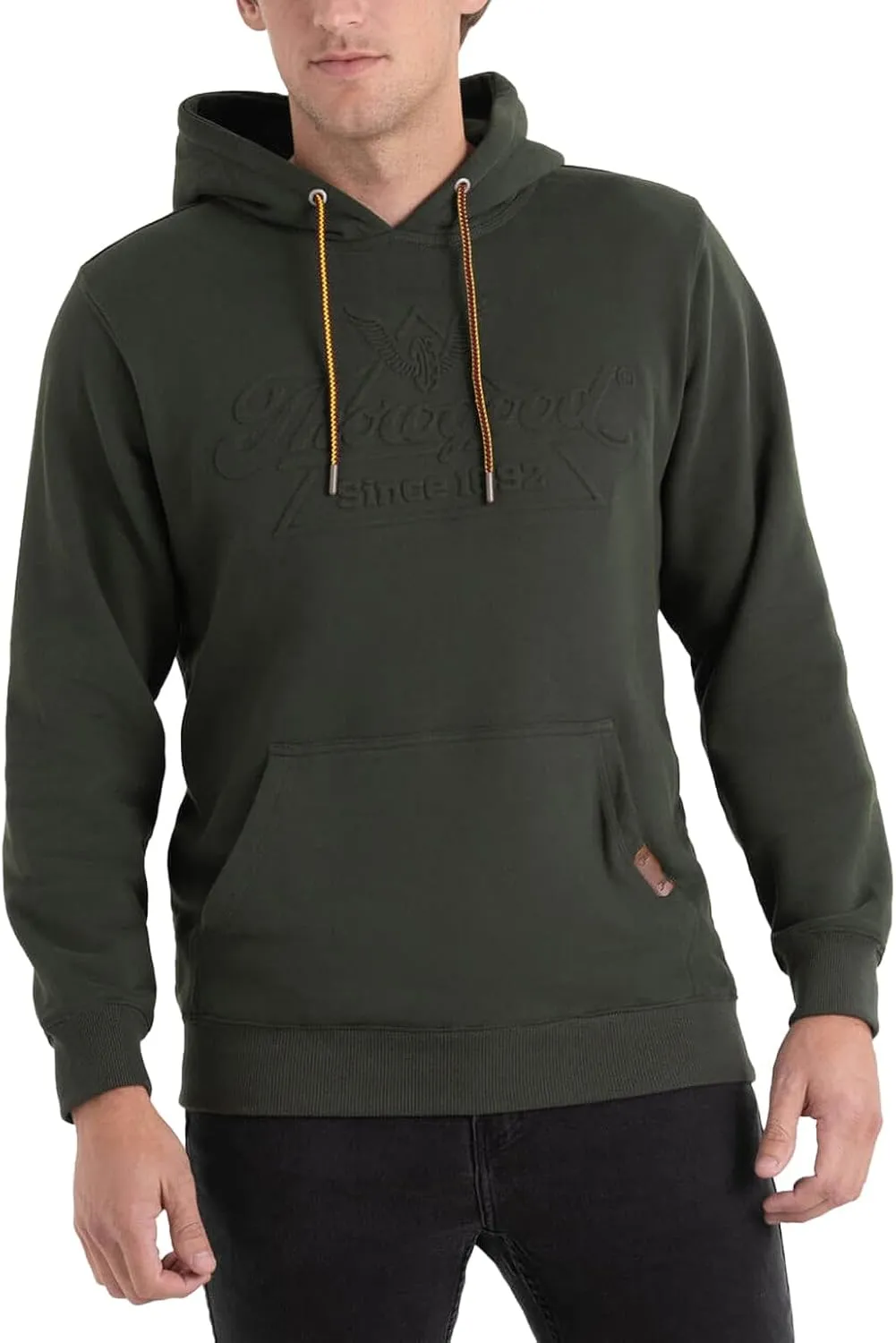 Thorogood Men's Heavyweight Hoodie Embossed Logo Pullover Workwear Sweatshirt