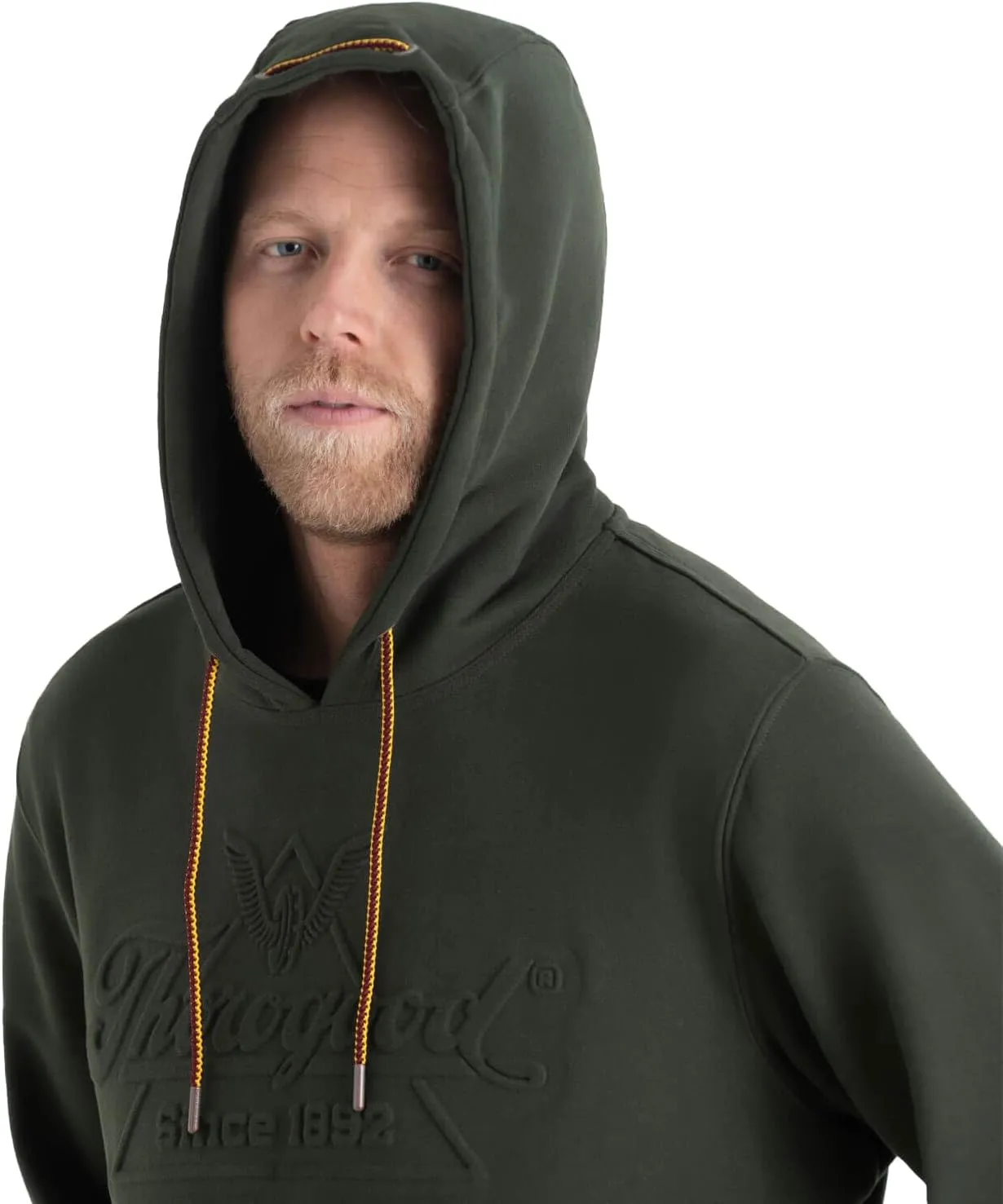 Thorogood Men's Heavyweight Hoodie Embossed Logo Pullover Workwear Sweatshirt
