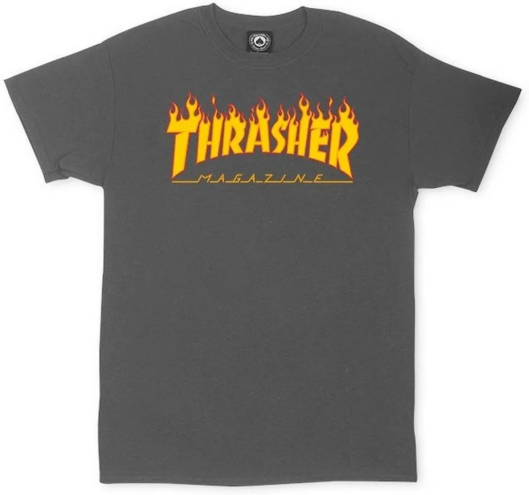 Thrasher Flame T-Shirt - Black