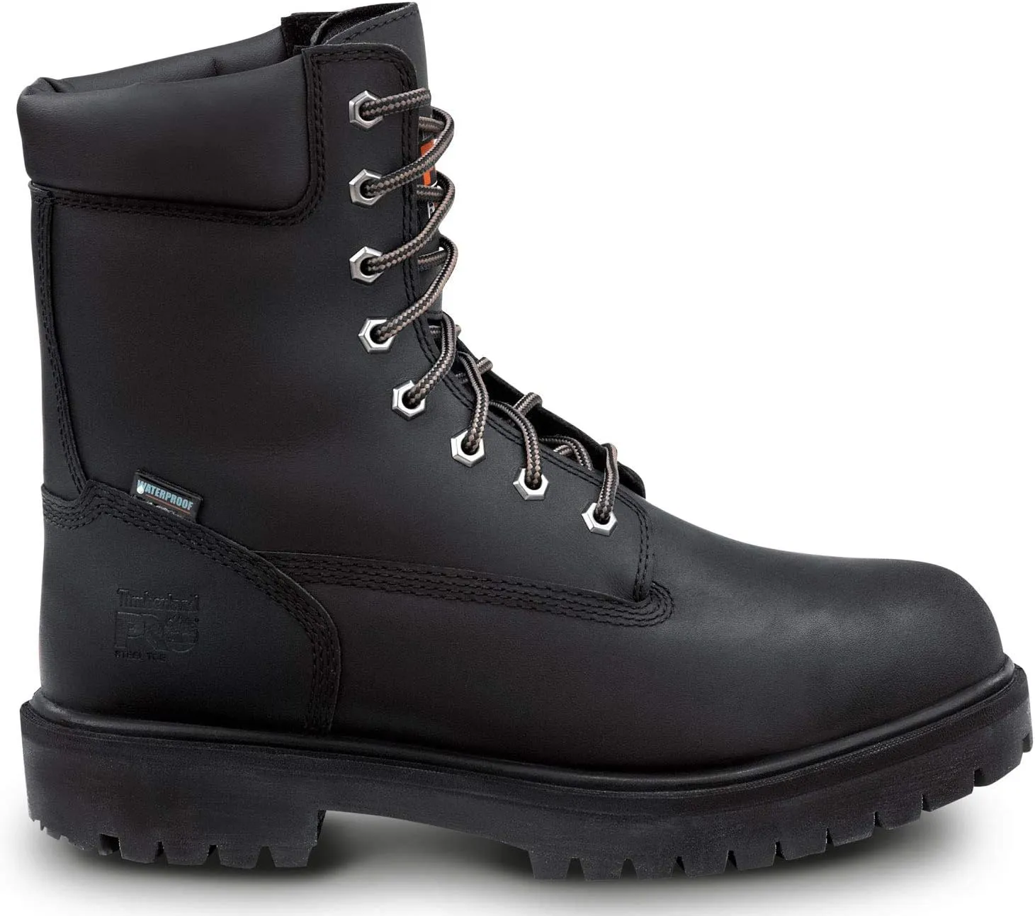 Timberland PRO 8IN Men's, Steel Toe, EH, MaxTrax Slip Resistant, WP Boot