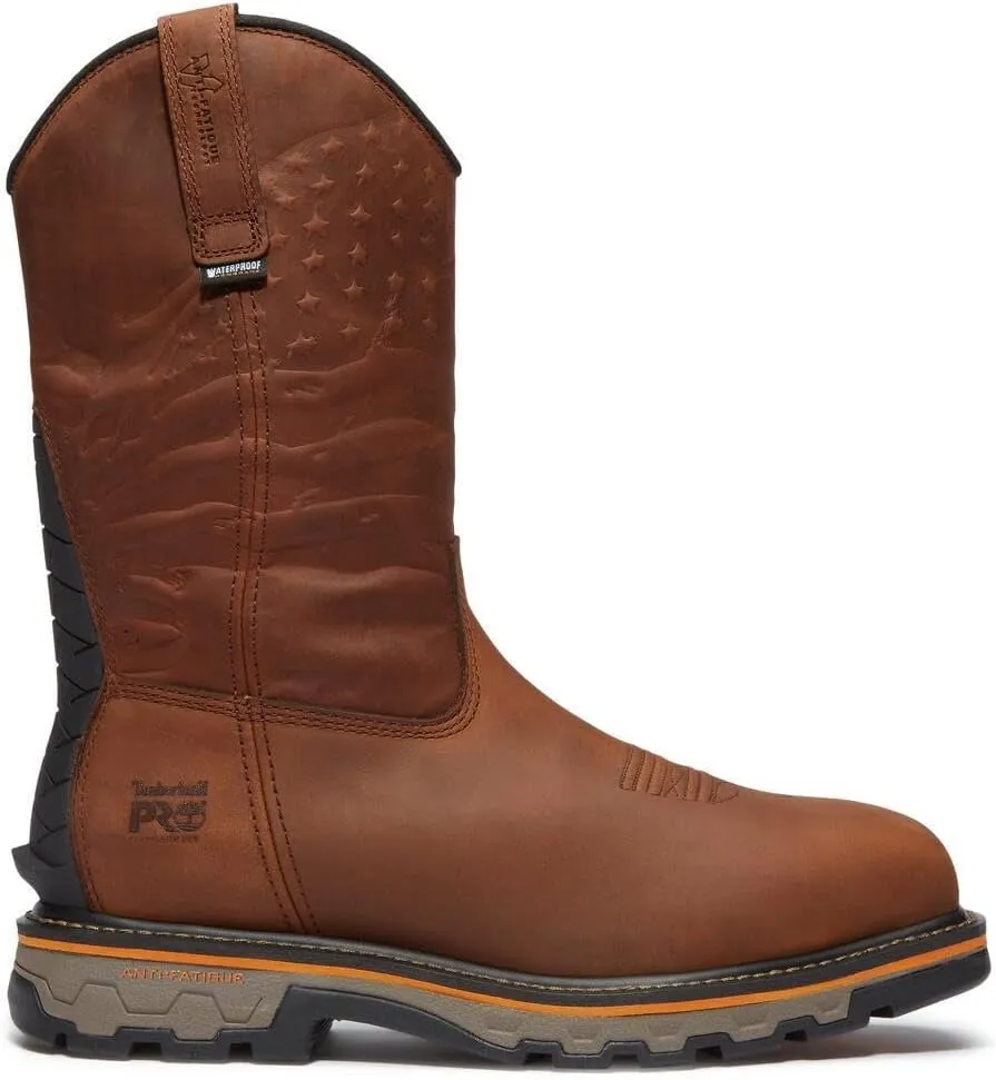 Timberland PRO Men's True Grit Pull on Composite Safety Toe Waterproof Industrial Western Work Boot