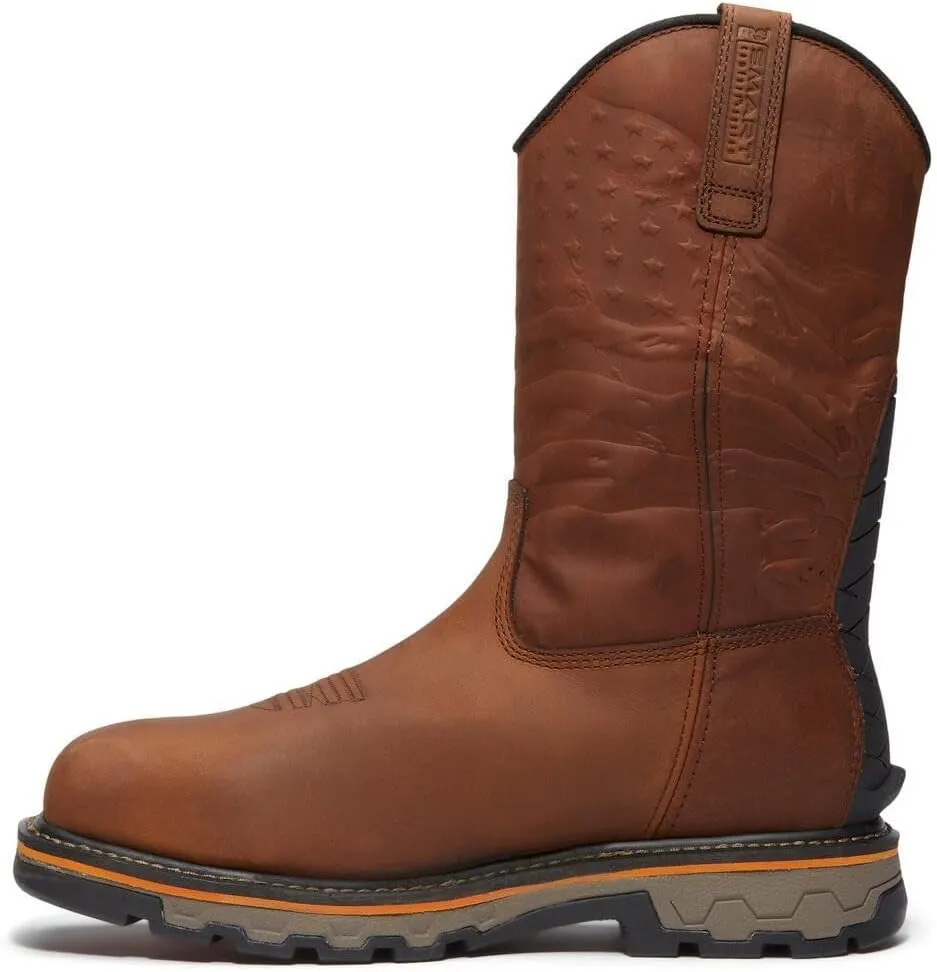 Timberland PRO Men's True Grit Pull on Composite Safety Toe Waterproof Industrial Western Work Boot