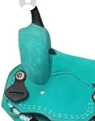 UMRAH International Synthetic Western Premium Handmade Cordura Lightweight Barrel Racing Horse Saddle Trail Tack Equestrian Horse Saddle Tack Size 10" to 18" inches Seat Avilable